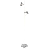 Ylumen Vloerlamp Burgos 2 lichts H 142 cm mat chroom