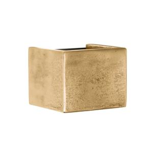 Fischer & Honsel Gouden wandlamp Cog 12cm x 10cm 30582