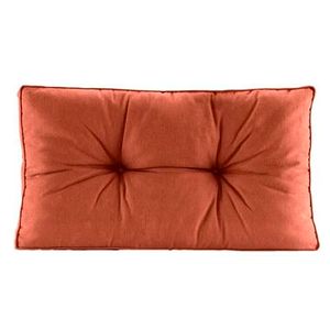 Loungekussen Florence rug terracotta 60x43 cm - Leen Bakker