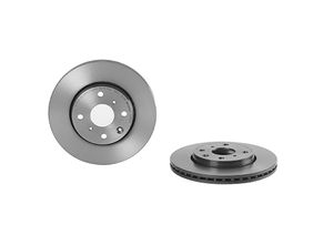 Remschijf COATED DISC LINE BREMBO, Remschijftype: Binnen geventileerd, u.a. für Citroën, Peugeot, Toyota