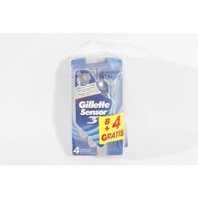 GILLETTE Sensor3 Comfort Wegwerpscheermesjes 12 st. GILLETTE Sensor3 Comfort Wegwerpscheermesjes 12 st.