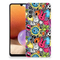 Samsung Galaxy A32 4G | A32 5G Enterprise Editie Silicone Back Cover Punk Rock - thumbnail