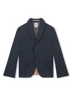 BOSS Kidswear blazer à revers crantés - Bleu