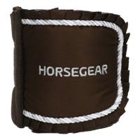 Bandages Horsegear Ruches, PONY in donkerbruin