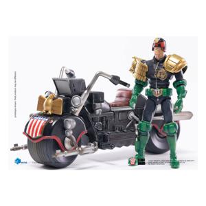 2000 AD Exquisite Mini Action Figure 1/18 Judge Dredd & Lawmaster MK 2 Set 10 Cm