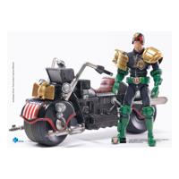 2000 AD Exquisite Mini Action Figure 1/18 Judge Dredd & Lawmaster MK 2 Set 10 Cm