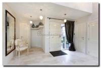 Klassieke spiegel Academie Zwart-goud large 76mm