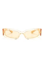 Dolce & Gabbana Eyewear lunettes de soleil à monture rectangulaire - Tons neutres