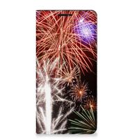 Motorola Edge 20 Pro Hippe Standcase Vuurwerk