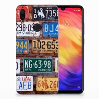 Xiaomi Redmi Note 7 Pro Siliconen Hoesje met foto Kentekenplaten