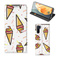 OPPO Reno3 | A91 Flip Style Cover Icecream - thumbnail