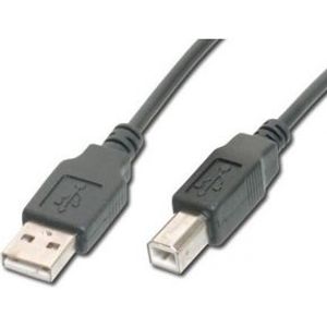 ASSMANN Electronic 1.8m USB 2.0 USB-kabel 1,8 m USB A USB B Zwart