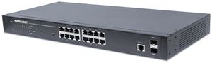 Intellinet 561341 netwerk-switch Managed L2+ Gigabit Ethernet (10/100/1000) Power over Ethernet (PoE) 1U Zwart