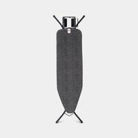 Brabantia Strijkplank B, 124x38 cm Denim Black met strijkijzerhouder - Black