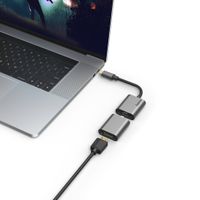 Hama 00200306 USB-C / Mini-displayport / HDMI / VGA Adapter [1x USB-C stekker - 1x Mini-DisplayPort bus, HDMI-bus, VGA-bus] Grijs - thumbnail