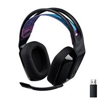 Logitech G535 LIGHTSPEED Wireless Gaming Headset - Lichtgewicht hoofdtelefoon voor over de oren, flip-to-mutemicrofoon, stereo, compatibel met pc, PS4, PS5, oplaadbaar via USB - Zwart