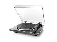 Denon DP-300F Volautomatische Platenspeler, Riemaandrijving, Vinylspeler met Geïntegreerde Voorversterker, Volautomatische Draaitafel, Analoge LP Speler - Zwart