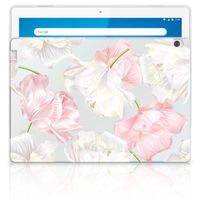 Lenovo Tab M10 Siliconen Hoesje Lovely Flowers - thumbnail