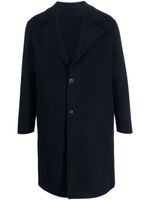 Lardini manteau en laine à simple boutonnage - Bleu