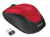 Logitech M235 Rood Draadloze Muis - thumbnail