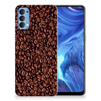 OPPP Reno 4 Siliconen Case Koffiebonen