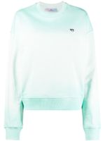 Chiara Ferragni sweat Wink à patch logo - Vert