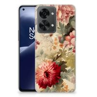 TPU Case voor OnePlus Nord 2T Bloemen - thumbnail