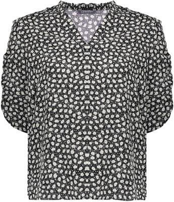 Top black & white flowers Top black & white flowers