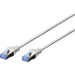 Digitus 971701 RJ45 Netwerkkabel, patchkabel CAT 5e SF/UTP 0.50 m Grijs 1 stuk(s)