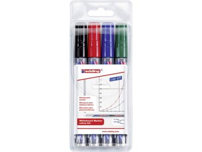 Edding 4-250-4 edding 250 whiteboard marker Whiteboardmarker Zwart, Blauw, Rood, Groen Edding 4-250-4 edding 250 whiteboard marker Whiteboardmarker Zwart, Blauw, Rood, Groen