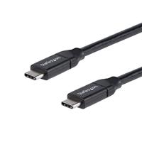 StarTech.com USB-C naar USB-C kabel met 5A Power Delivery - St/St - 2m - USB 2.0 - USB IF gecertificeerd - USB Type C kabel