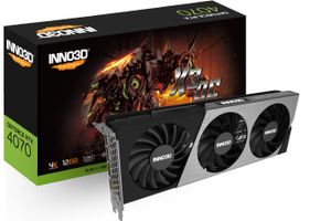 Inno 3D Nvidia GeForce RTX 4070 Videokaart 12 GB GDDR6X-RAM PCIe 4.0 x16, HDMI, DisplayPort