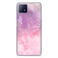 Hoesje maken OPPO A53 5G | OPPO A73 5G Pink Purple Paint - thumbnail