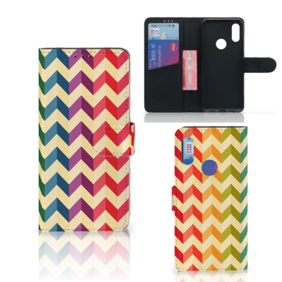 Xiaomi Redmi 7 Telefoon Hoesje Zigzag Multi Color