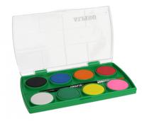 Alpino waterverfset met penseel junior 9 delig