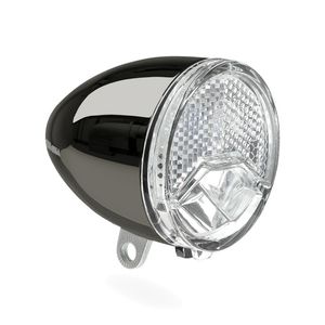 AXA koplamp 606 E bike 6 48 volt donker chroom 15 lux