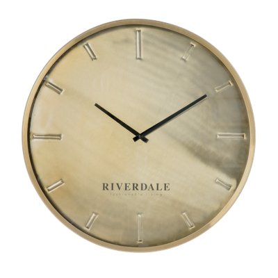 Riverdale Wandklok Chuck brons 60cm