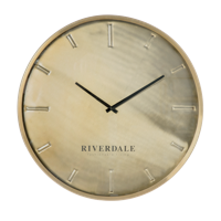 Riverdale Wandklok Chuck brons 60cm