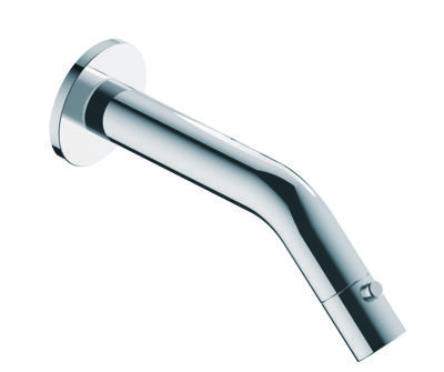 Wiesbaden Metro toiletkraan muur rond chroom