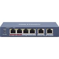 Hikvision Digital Technology DS-3E0106HP-E netwerk-switch Unmanaged Fast Ethernet (10/100) Power over Ethernet (PoE) Blauw