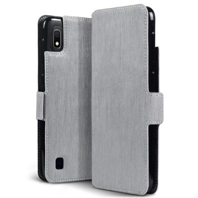 Qubits - slim wallet hoes - Samsung Galaxy A10 - Grijs