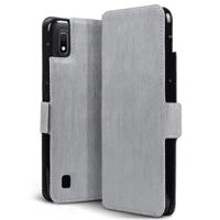 Qubits - slim wallet hoes - Samsung Galaxy A10 - Grijs