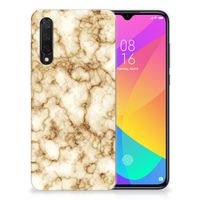 Xiaomi Mi 9 Lite TPU Siliconen Hoesje Marmer Goud - thumbnail