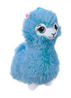 Kamparo pluchen Alpaca knuffel 22 cm junior blauw