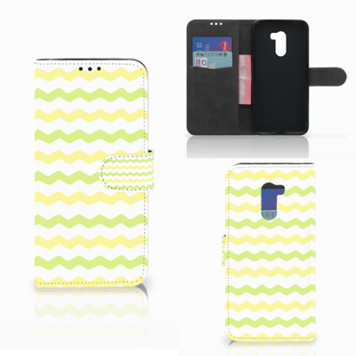 Xiaomi Pocophone F1 Telefoon Hoesje Waves Yellow