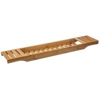 Bamboe badplank/badrek 15 x 70 x 5 cm