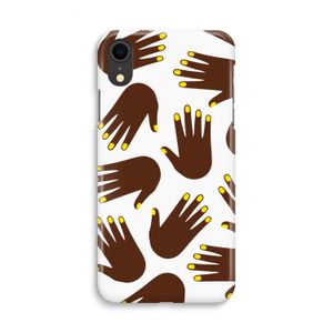 Hands dark: iPhone XR Volledig Geprint Hoesje