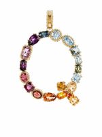 Dolce & Gabbana pendentif Rainbow Alaphabet Q en or 18ct orné de pierres variées