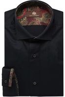 Circle of Gentlemen Slim Fit Overhemd Marine, Effen - thumbnail