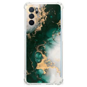 Anti-Shock Hoesje voor OPPO A16 | A16s | A54s Marmer Groen